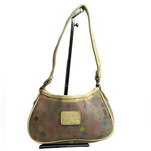 Vintage Bratz Y2K 2004 Frosted Jelly Monogram Vinyl Bag Purse Handbag